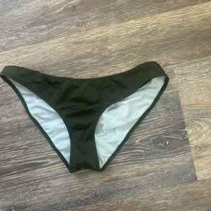 Green VS bathing suit bottoms